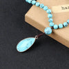 Turquoise Bead Necklace 
