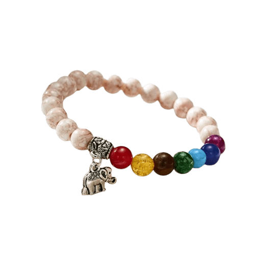 7 Chakra Bracelet Real Stones