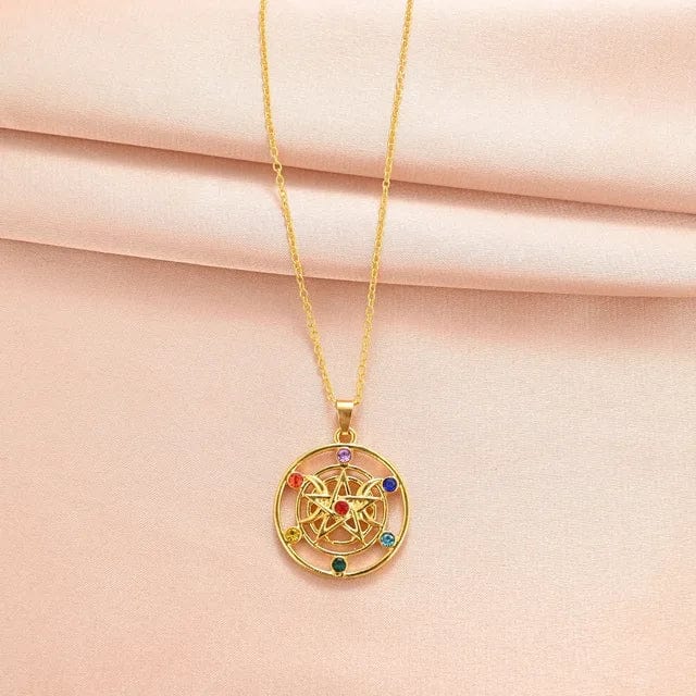 Gold Chakra Necklace