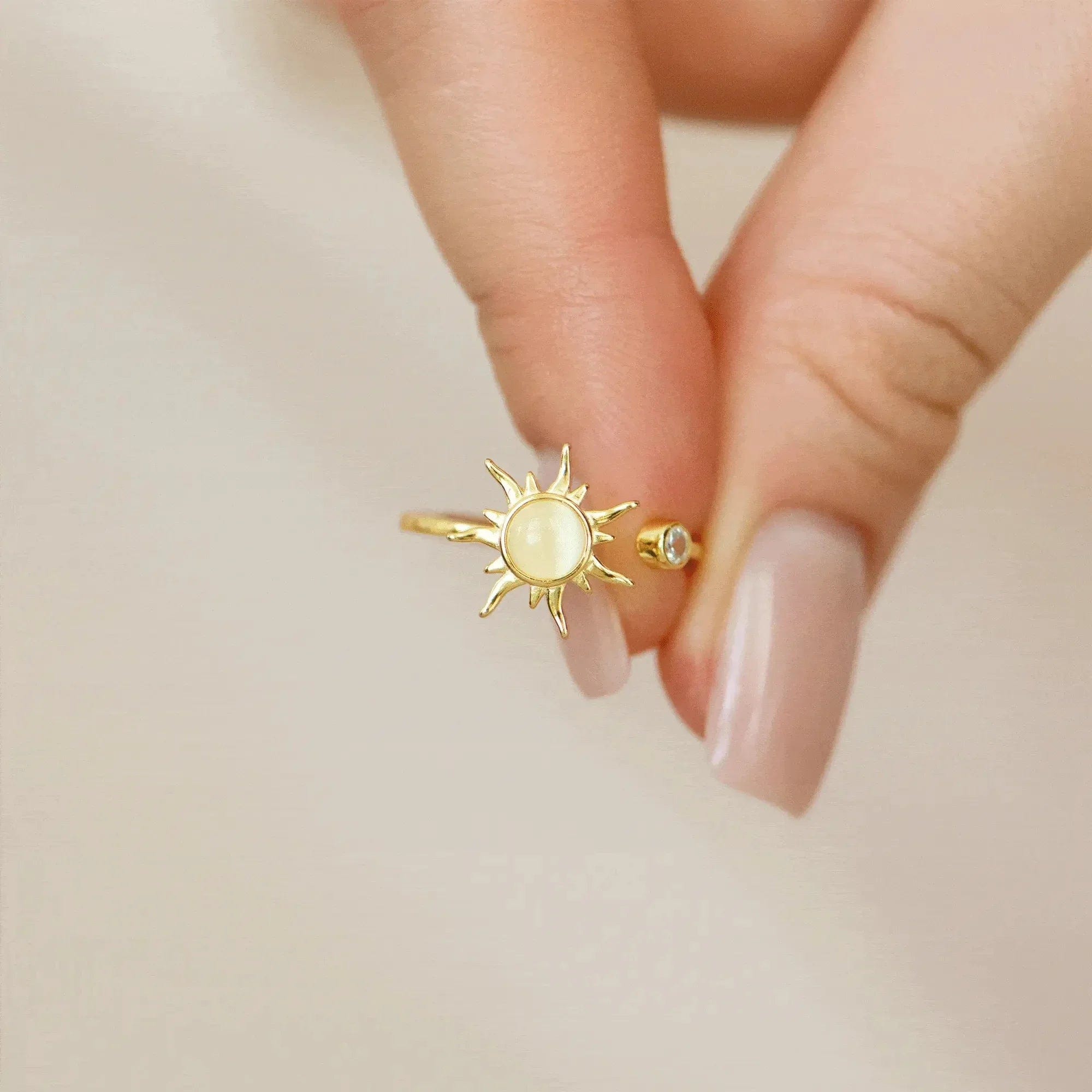 To My Daughter - Sun Fidget Ring