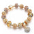 JOBrand-Bracelets à breloques en perles de coeur en cristal pour femme, bijoux pour amoureux, cadeau de la journée de Léon, document en or, salle, nouveau, 2022 