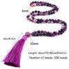 Purple Beaded Necklace 