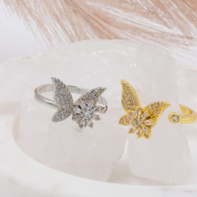 Butterfly Spinner Worry Ring