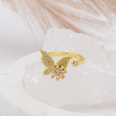 Butterfly Spinner Worry Ring