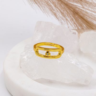 Hearts Core Sliding Worry Ring