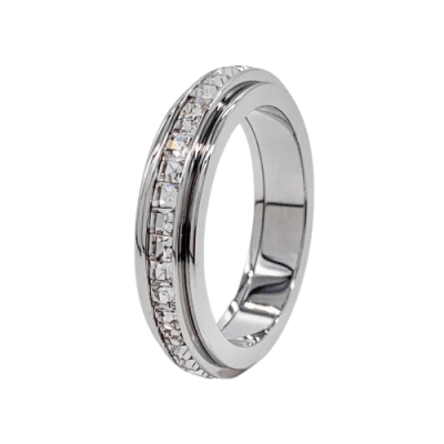 ORIE™ - Bague Anxiété, Anti-Stress Acier Inoxydable | Diamonds