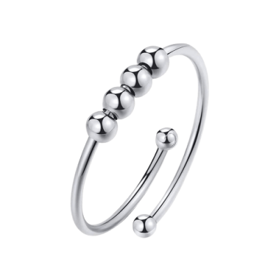 ORIE - Bague Anxiété, Anti-Stress Argent S925 | Selene