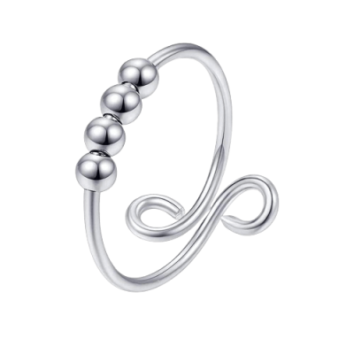 ORIE - Bague Anxiété, Anti-Stress Argent S925 | Seren