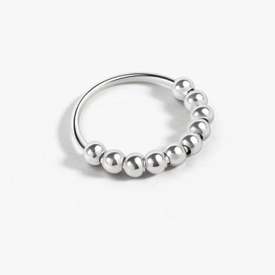 Sterling Silver Fidget Anxiety Ring