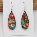 Teardrop Natural Stone Earrings