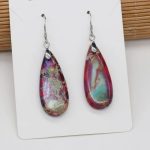 Teardrop Natural Stone Earrings